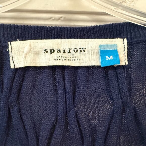 Anthropologie | Sparrow Navy Amarena Sweater Dress - Picture 8 of 12